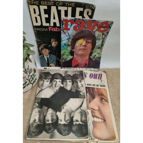 140 - Collectable Beatles Memorabilia. Includes The Beatles Book 1964 by Norman Parkinson With Words by Ma... 