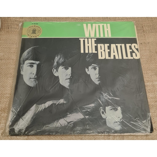 151 - Parcel of Six Collectable Beatles LP Records 1960's and 70's. Includes With The Beatles, German rele... 