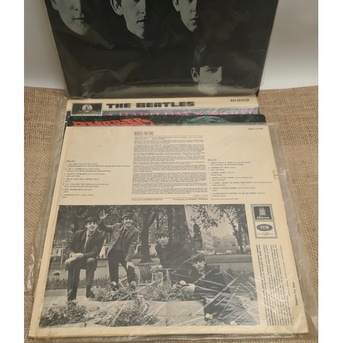 151 - Parcel of Six Collectable Beatles LP Records 1960's and 70's. Includes With The Beatles, German rele... 