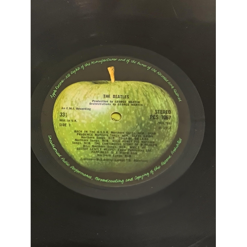 152 - The Beatles White Album Serial Number Has 7 Numbers but 7th Number Unreadable. No. 012096 PCS 7067 r... 