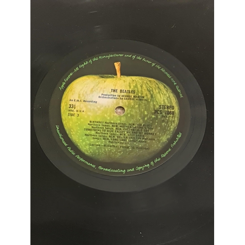 152 - The Beatles White Album Serial Number Has 7 Numbers but 7th Number Unreadable. No. 012096 PCS 7067 r... 