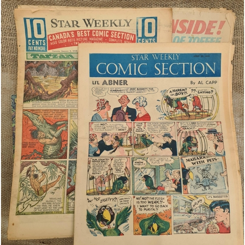 107 - 10 x 20th Century Comics or Boys Papers Includes The big One 1964 The Stars and Stripes 1970's Star ... 