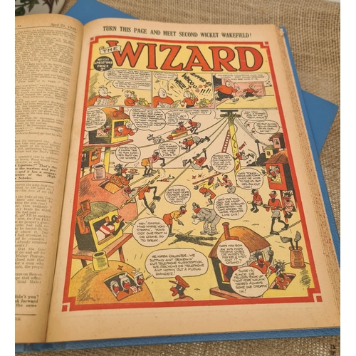 102 - Bound Copies of Original Wizard Comics Issues 1139 to 1220. In Three Separate Volumes. The Comics Ar... 