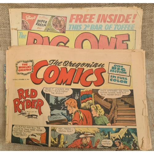 107 - 10 x 20th Century Comics or Boys Papers Includes The big One 1964 The Stars and Stripes 1970's Star ... 