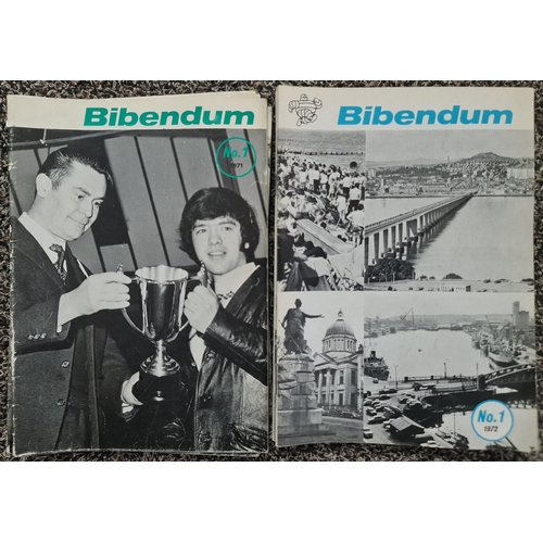 134 - Vintage Bibendum Magazines Full Yearly Issues 1970 and 1971 A Total of 12 Magazines. Bibendum is a B... 