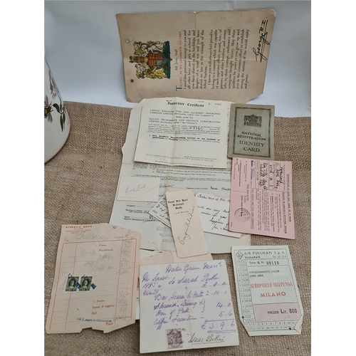 141 - Parcel of Assorted Paperwork, Birthday Card Tags etc Relating to Scouts, Birthdays and WWII. Shippin... 