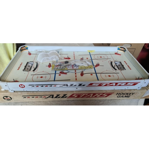 16 - Vintage 1963 Munro All Stars Table Top Ice Hockey Game Complete with Original Box. Measures 85cm lon... 