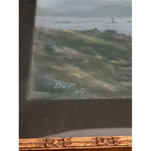 261 - Antique Art Framed and Glazed Watercolour Coastal Scene. Signed Lower Left. Measures 31cm by 38cm. S... 