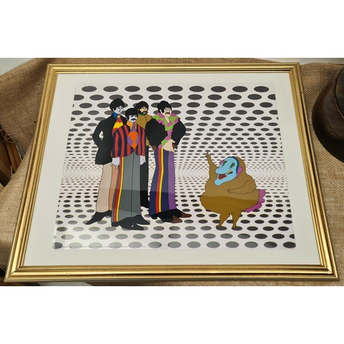 366 - Beatles Yellow Submarine Print.  Released by Subafilm Ltd in 1999 Showing The Cartoon Characters of ... 