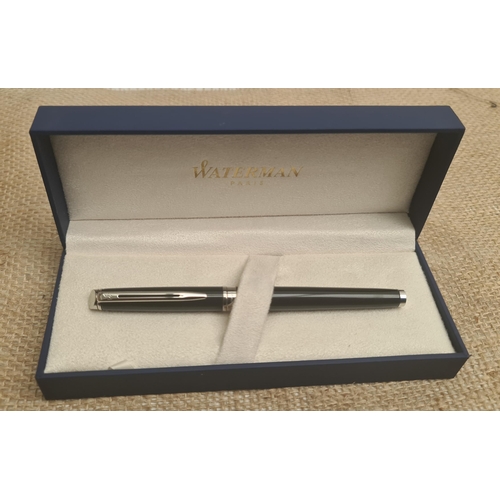 435 - Vintage Waterman Paris Boxed Fountain Pen Black With Refills. Shipping is available. Please ask for ... 