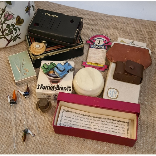 45 - Parcel of Vintage Items Includes Boxes, Tin, photographic Item Toy Cars etc. Shipping is available. ... 