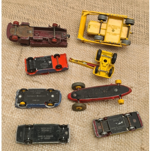 49 - Vintage Meccano Lesney Matchbox and Dinky Model Vehicles Eight in Total. Shipping is available. Plea... 