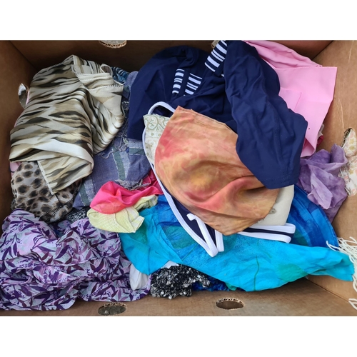 6 - Vintage Clothing Banana Box Full. Includes Gloves Scarves etc. Shipping is available. Please ask for... 