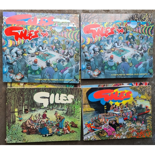 104 - Vintage Giles Comic Annuals 1970'sw, 80's and 90's Parcel of Ten Annuals. Shipping is available. Ple... 