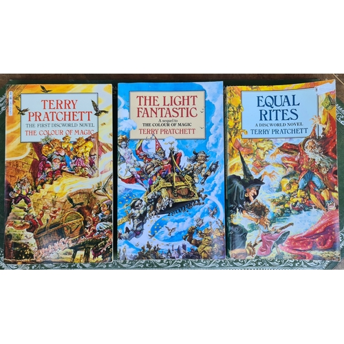 105 - Collection of 3 Terry Pratchett Paperback Books. Shipping is available. Please ask for a quote befor... 