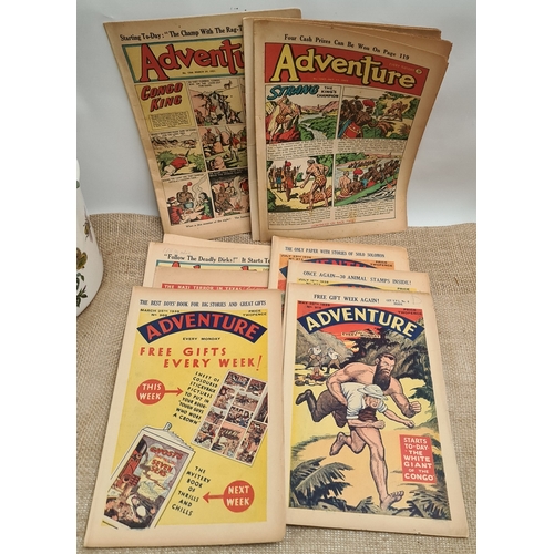 110 - 10 x 20th Century Comics Adventure 1930's, 1940's and 1950's. Shipping is available. Please ask for ... 