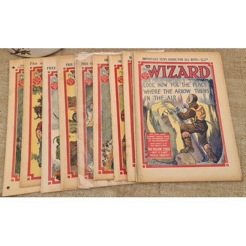 116 - 10 x Early 20th Century Comics The Wizard 1930's. Shipping is available. Please ask for a quote befo... 