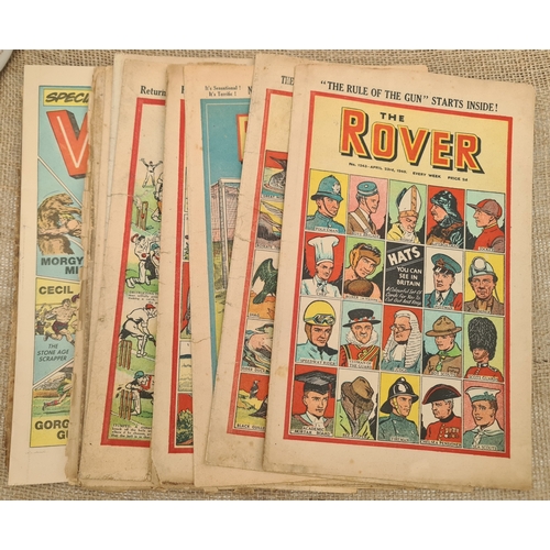 119 - 10 x Early 20th Century Comics The Rover. Shipping is available. Please ask for a quote before biddi... 