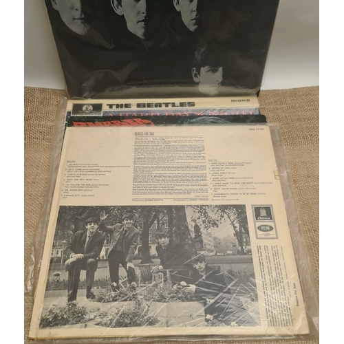 152 - Parcel of Six Collectable Beatles LP Records 1960's and 70's. Includes With The Beatles, German rele... 