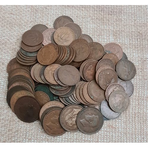 296 - Collectable Coins Parcel of Great Britain Pennies, Half Pennies and Farthings. Total weight 600g. Sh... 