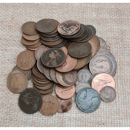 314 - Collectable Coins British Pre Decimal Pennies, Half Pennies and Farthings. Total Weight 600g. Shippi... 