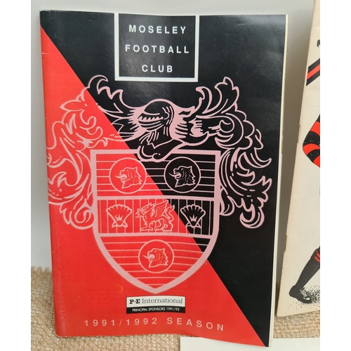 93 - Parcel of Collectable Mosley Rugby Club Programmes. Includes Mosley v Leicester 1972, 1987 and 1989 ... 