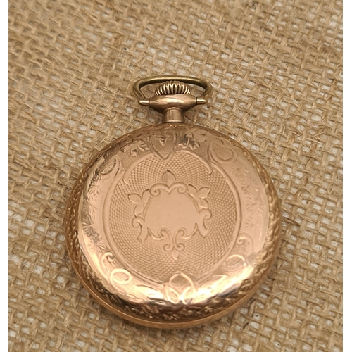 Antique Standard USA Pocket Watch Gold Plated New York Standard Watch ...
