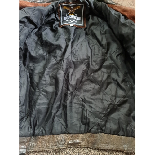 1 - Vintage Brown Suede Leather Bikers Jacket With Tassels Size Medium. Shipping is available. Please as... 
