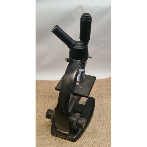 13 - Vintage Cooke Troughton & Simms Ltd M120278 Lab Microscope. Measures 34cm tall. Shipping is availabl... 