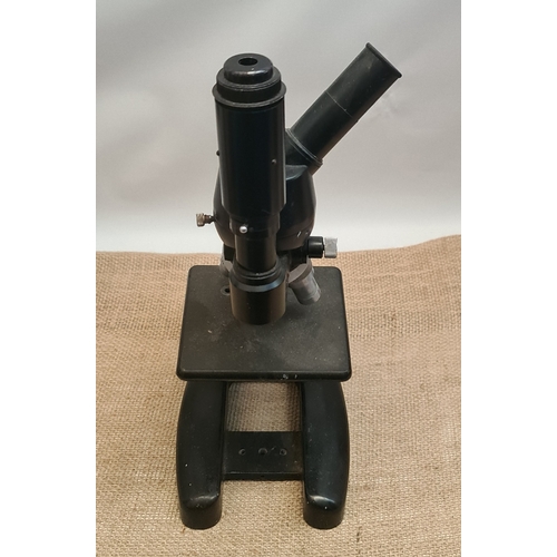 13 - Vintage Cooke Troughton & Simms Ltd M120278 Lab Microscope. Measures 34cm tall. Shipping is availabl... 