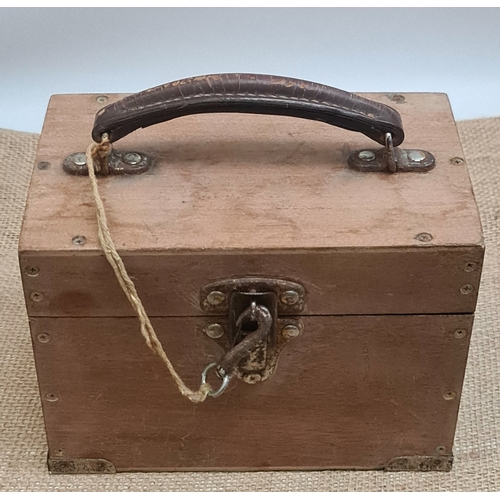 14 - Vintage Skymaster Ghost B027 Pigeon Racing Clock in Wooden Box. Measures 16cm tall.  Shipping is ava... 