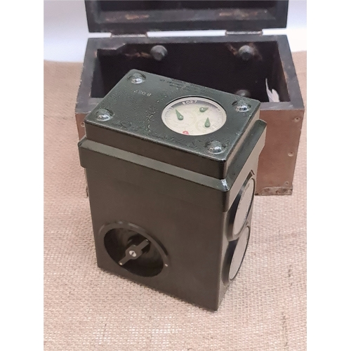 14 - Vintage Skymaster Ghost B027 Pigeon Racing Clock in Wooden Box. Measures 16cm tall.  Shipping is ava... 