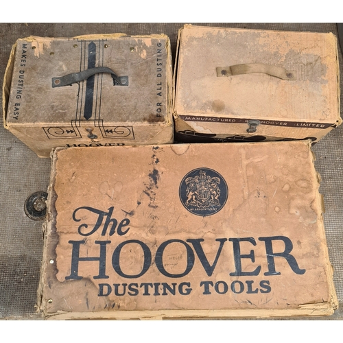 31 - Vintage Hoover Dustette Vacuum Cleaners and Parts in Original Boxes. Early to Mid 20th Century in wo... 
