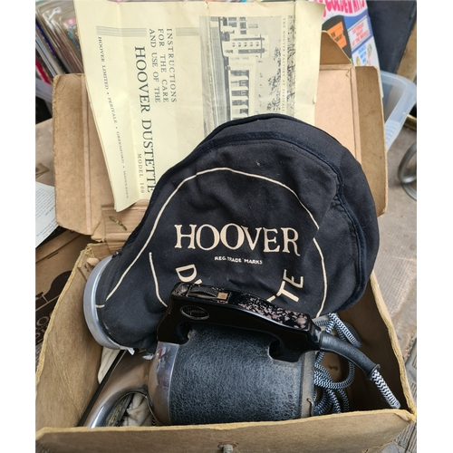 31 - Vintage Hoover Dustette Vacuum Cleaners and Parts in Original Boxes. Early to Mid 20th Century in wo... 