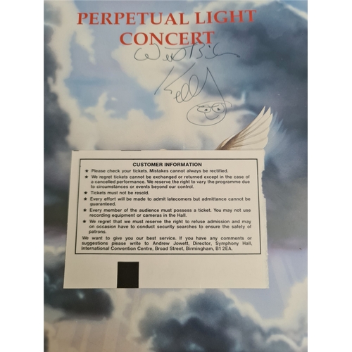 424 - Collectable Autographed Perpetual Light Programme Concert 1994 Signed on Front Cover by Kelly Groucu... 