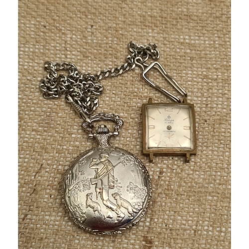 430 - Vintage Lings Wrist Watch 21 Prix and A Royal Time Quartz Pocket Watch. Shipping is available. Pleas... 