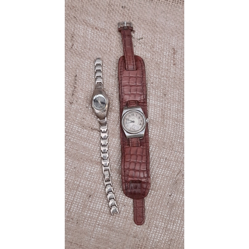 433 - Vintage Zerntra Sports Wrist Watch and a Gucci Ladies Wrist Watch Both need attention. Shipping is a... 