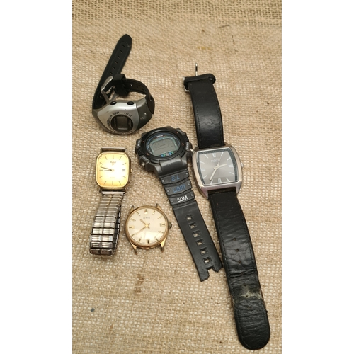 436 - Parcel of Vintage Watches Five in Total. Includes Pulsar Xeon Oris and Next. Shipping is available. ... 