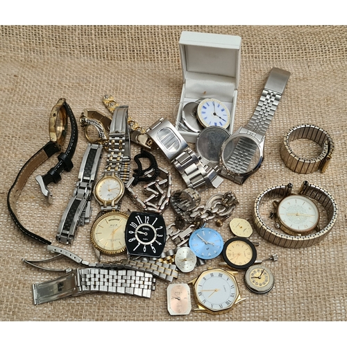437 - Parcel of Watch Parts Various Makers and Parts. Shipping is available. Please ask for a quote before... 