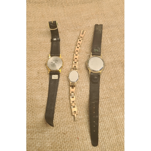 450 - Vintage Wrist Watches Parcel of Three Includes EKONCAR Ingersoll and One Other. Shipping is availabl... 