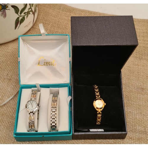 454 - Vintage Eternity Ladies Wrist Watch Boxed and a Limit Ladies Wrist Watch and Bracelet Boxed. Shippin... 