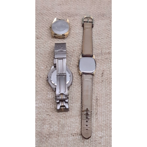 456 - Vintage Wrist Watches, Includes Rotary, Claud Valentini, Timex Day Date. Shipping is available. Plea... 