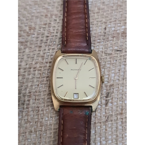 456 - Vintage Wrist Watches, Includes Rotary, Claud Valentini, Timex Day Date. Shipping is available. Plea... 