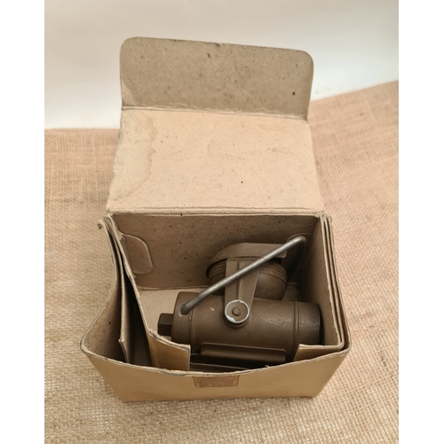 468 - Vintage Military Lamp Electric No.1 J.L.L. Ltd With Crows Foot Mark and Box. Shipping is available. ... 