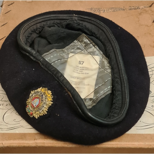 473 - Vintage Military Officers Hat ROAC From Herbert Johnson New Bond Street London in Bates Gentleman's ... 