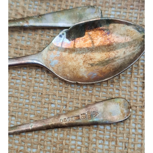 476 - Parcel of 17 Military Spoons. Includes Tea Spoons, Mustard Spoon, Jam Spoons. All Have Crows Foot Ma... 