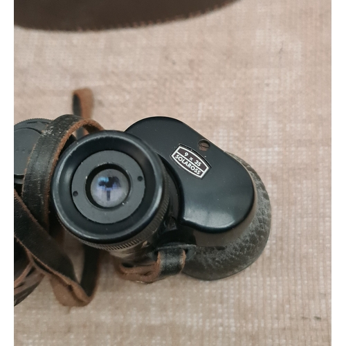 479 - Ross of London Solaross 9 x 35 Binoculars in Original Leather Case. Shipping is available. Please as... 