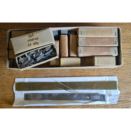 5 - Vintage Box of Metal Type Fonts. Shipping is available. Please ask for a quote before bidding. Where... 