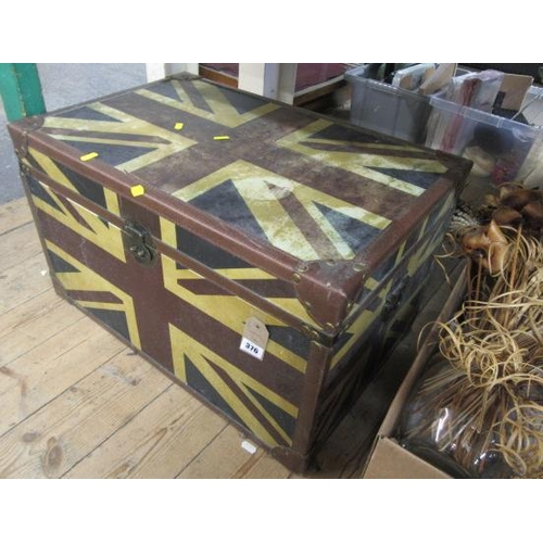 376 - TWO UNION JACK FLAG BOXES