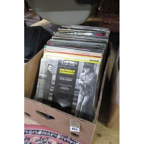 403 - BOX OF RECORDS